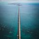 The Seven Mile Bridge in Florida Key West